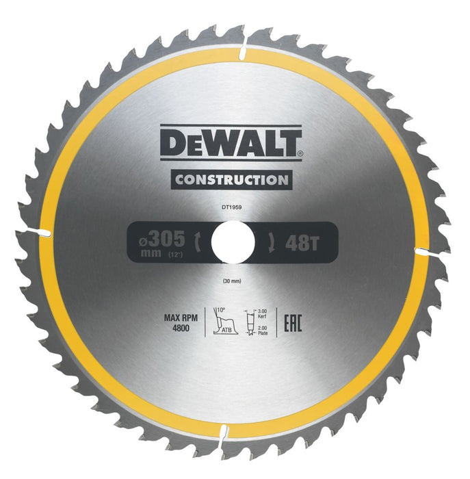 DeWalt  Wood Circular Saw Blade 305 x 30mm 48T