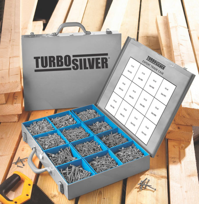 Turbo Silver  PZ Double-Countersunk Expert Trade Case 2800 Pcs