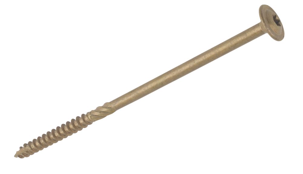 TimbaScrew  TX Wafer Thread-Cutting Timber Screws 6.7mm x 200mm 50 Pack