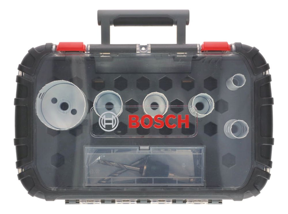 Bosch, sierras de corona multimaterial BiM Progressor, juego de 6 piezas