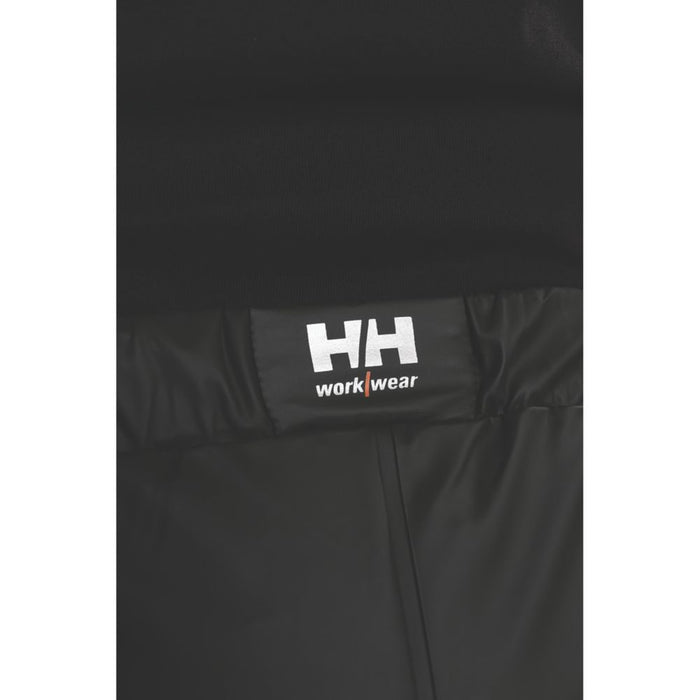 Helly Hansen Voss, pantalón impermeable, negro, talla L (cintura 36-38", largo 33")