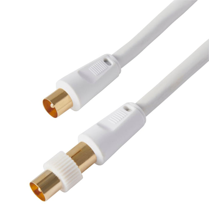 Coaxial (Female) to Coaxial (Male) 9.5mm Cable Gold Pin 3m
