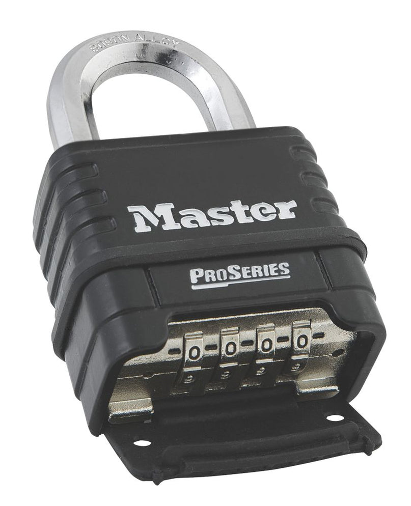 Master Lock ProSeries Weatherproof Combination Padlock Black 60mm ...