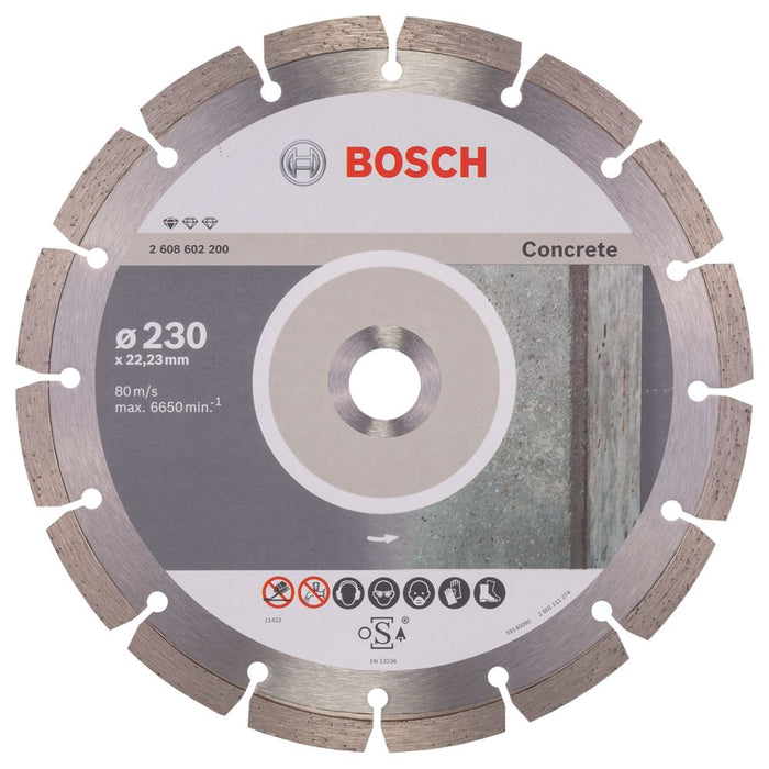 Bosch, disco de corte de diamante para mampostería de 230 x 22,23 mm