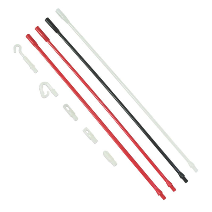 Super Rod - Juego mixto de varillas de tendido de cables de polímero, 28 mm y 1,32 m
