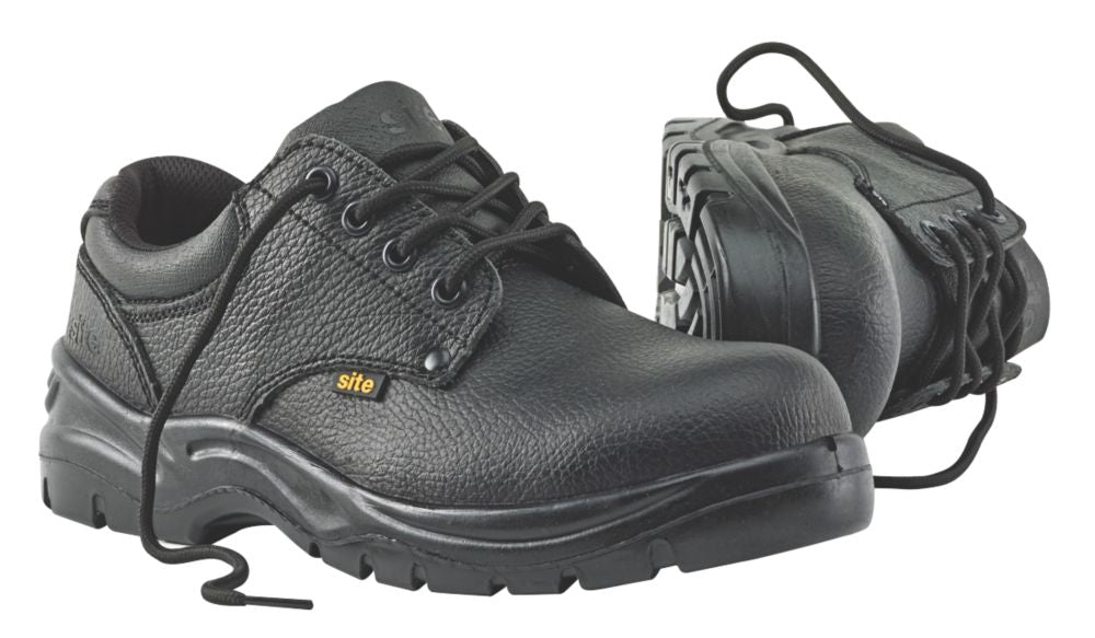 Site Coal Safety Shoes Black Size 42