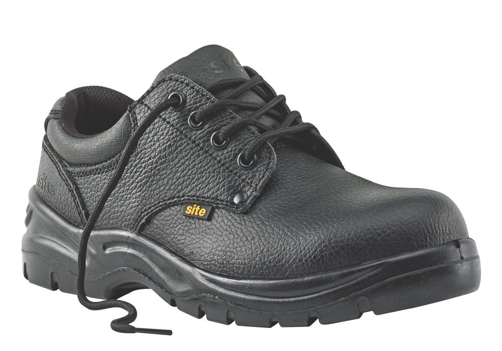Site Coal   Safety Shoes Black Size 8