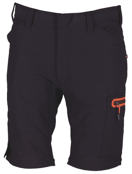 Herock Tornado, pantalón con pernera desmontable de cremallera, negro (cintura 32", largo 32")