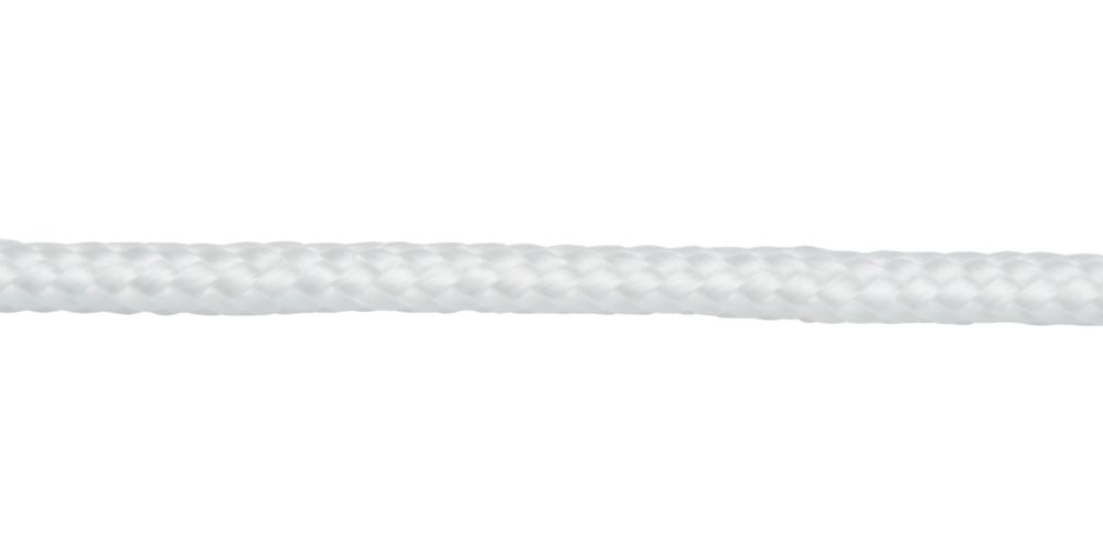 Corde tressée Diall blanche 5mm x 10m