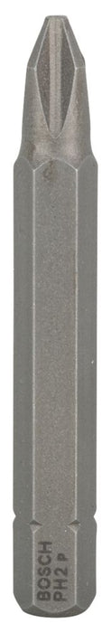 Bosch, puntas para destornillador PH2 con vástago hexagonal de 1/4" de 51 mm, pack de 3