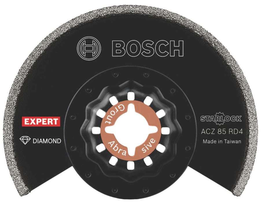 Lame multi-matériaux pour éliminer le mortier et les joint Bosch Expert 85mm 