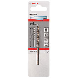 Bosch Twist Cobalt 2608585846 Straight Shank HSS Drill Bit 4 x 75mm