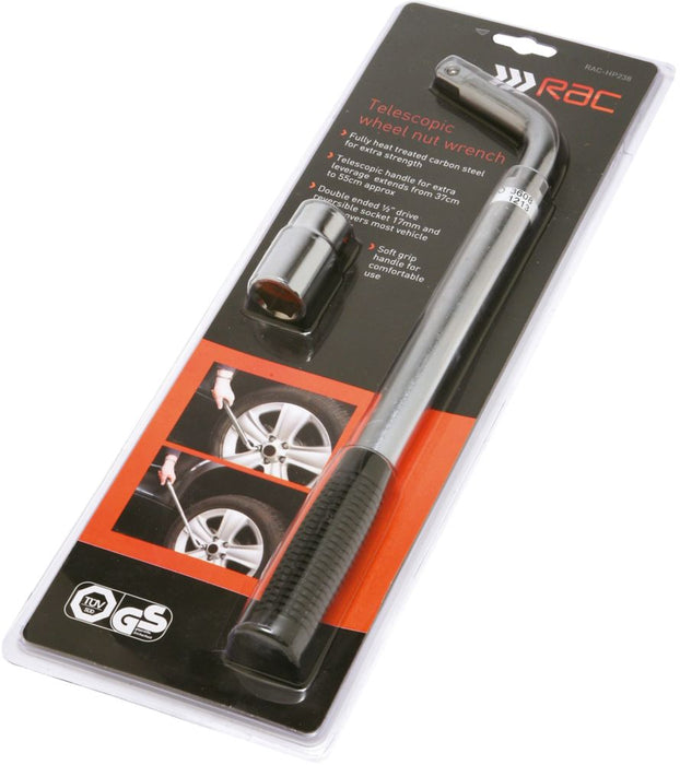 Wrench Socket Rac RAC Telescopic Wheel Wrench 1719mm — Screwfix EU