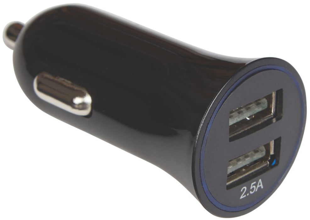 Chargeur allume-cigare à 2 prises USB type A RMS23 Ring 12 et 24V