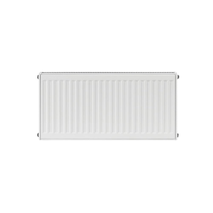 Radiateur eau chaude à double panneau plus Flomasta type 21 400 x 800mm blanc