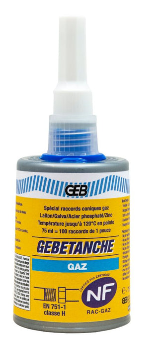 GEB, resina para conductos de gas Gebetanche, 75 ml