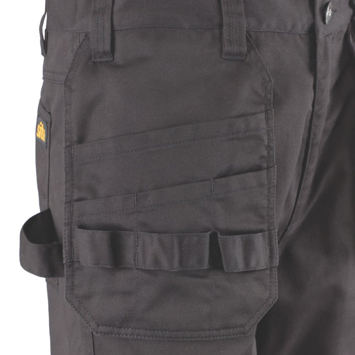 Site Sember, pantalón con bolsillos de pistolera, negro (cintura 32", largo 32")