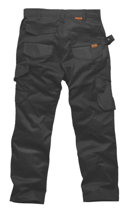 Scruffs TradeFlex, pantalón, negro (cintura 34", largo 32")
