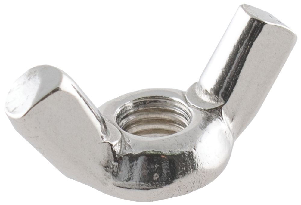 Easyfix A2 Stainless Steel Wing Nuts M6 10 Pack