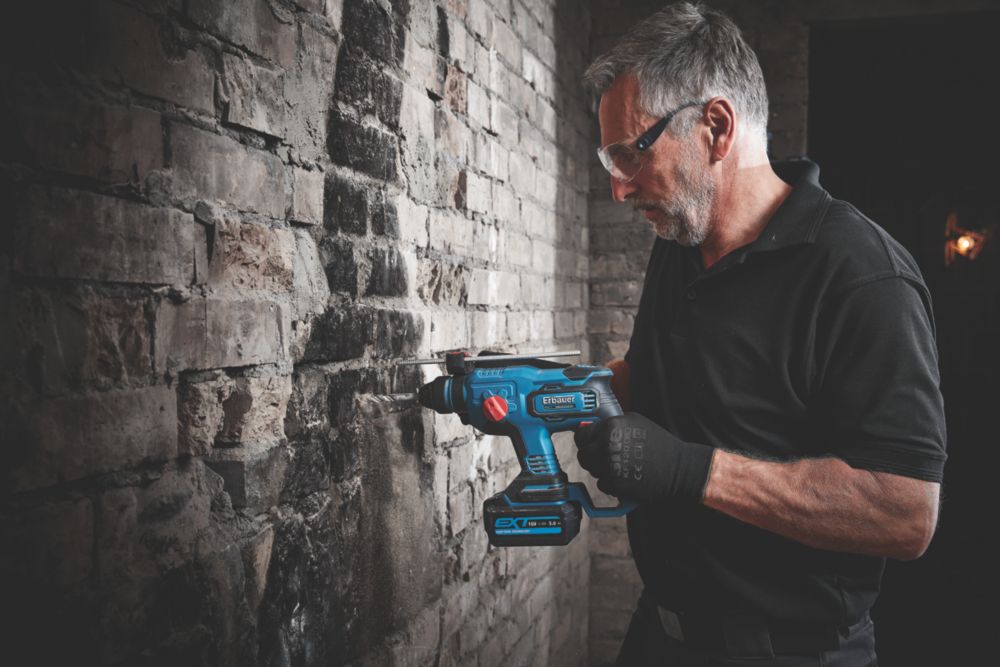 Erbauer ERH18-Li 2.7kg 18V Li-Ion EXT Brushless Cordless SDS Plus Hammer Drill - Bare