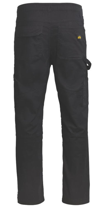 Spodnie robocze z wieloma kieszeniami Site Tesem czarne W30 L32