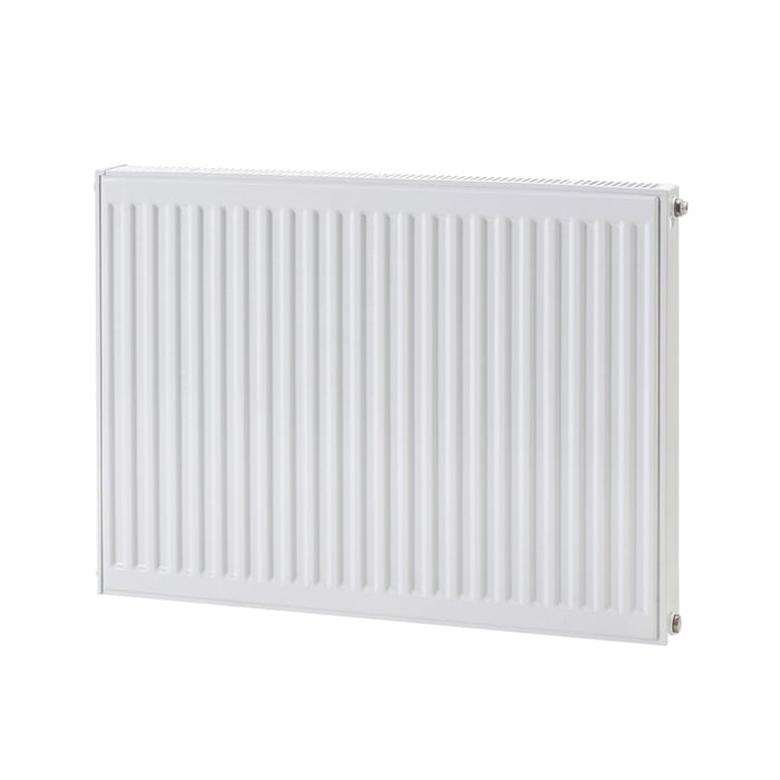 Radiador Flomasta con panel y convector dobles, 400 x 1000 mm, tipo 22, blanco, 4155 BTU