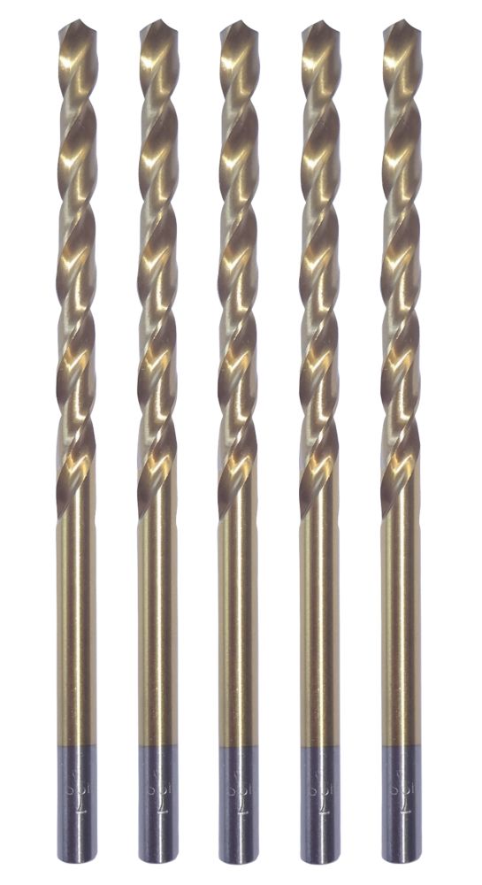 Erbauer Straight Shank HSS Long Drill Bits 6 x 139mm 5 Pack Screwfix EU