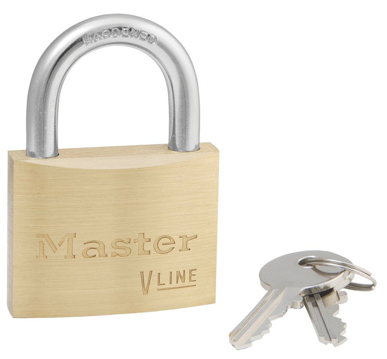 Master Lock 4150 V Line, candado de latón de 50 mm