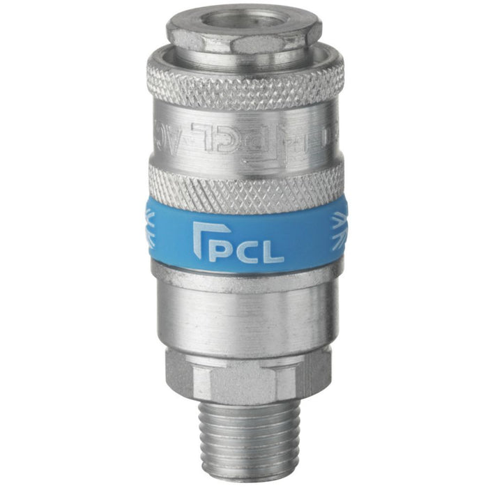 Szybkozłączka pneumatyczna 1/4” z gwintem zewnętrznym PCL AC21CM Airflow