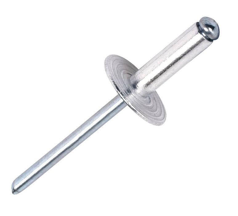 Frc Rivets Flange Rivets 4.8cm x 16mm 250 Pack — Screwfix EU