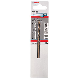 Bosch Twist Cobalt 2608585853 Straight Shank HSS Drill Bit 5.2 x 86mm