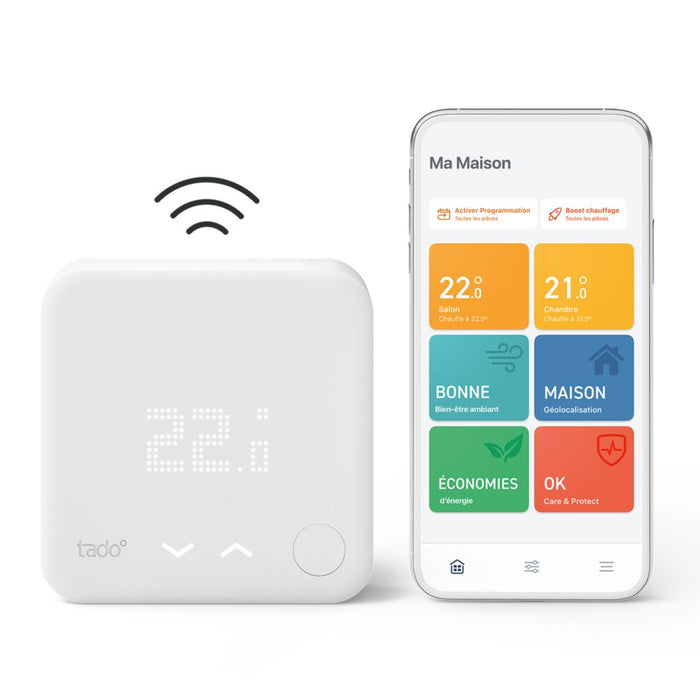Kit thermostat intelligent connecté sans fil Tado V3+