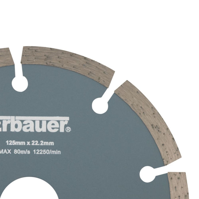 Erbauer  Masonry Segmented Diamond Cutting Blade 125 x 22.2mm