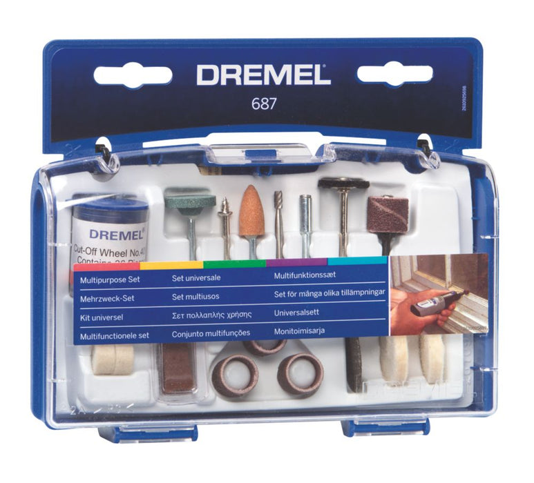 Kit de coupe multi-usage Dremel 687 3,2mm, 52 pièces
