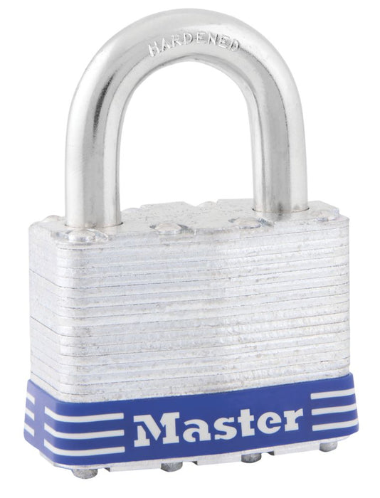Master Lock 5EURD - Candado de acero laminado resistente al agua de 51 mm