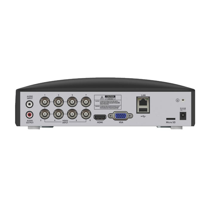 Rejestrator DVR 1080p Swann Enforcer SWDVK-846804MQB-EU 8 kanałowy z dyskiem twardym 1 TB i 4 kamery do użytku w pomieszczeniach i na zewnątrz zestaw do monitoringu wizyjnego