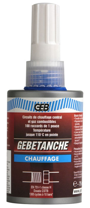 GEB, resina anaeróbica para calefacción Gebetanche, 75 ml