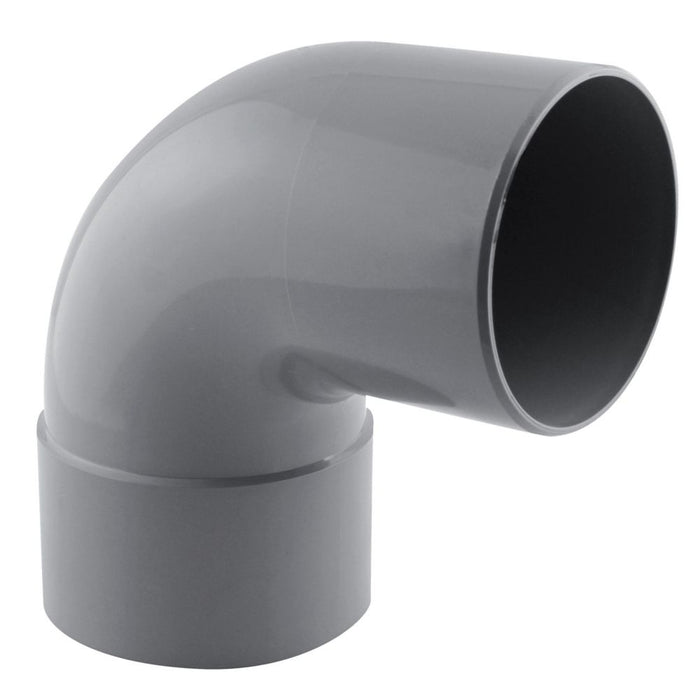 Fitt Solvent Weld Male  Female Elbow 87° Grey 100mm