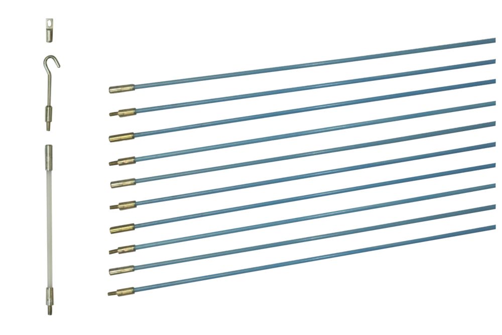 CableQuick - Kit de acceso para cables flexibles Quick Set de 28 mm, 10 m