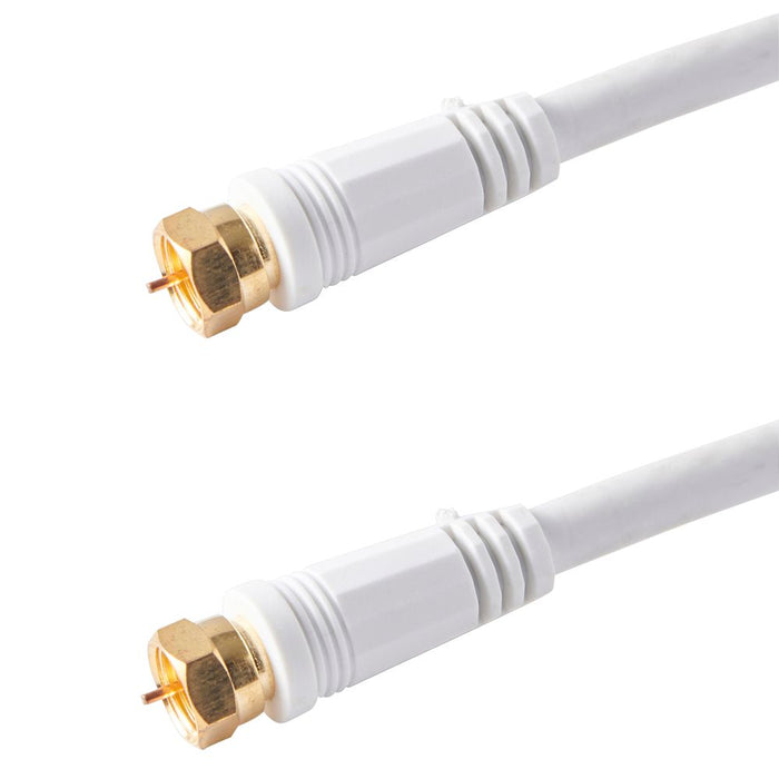 F-Plug Coaxial Cable Gold Pin 3m