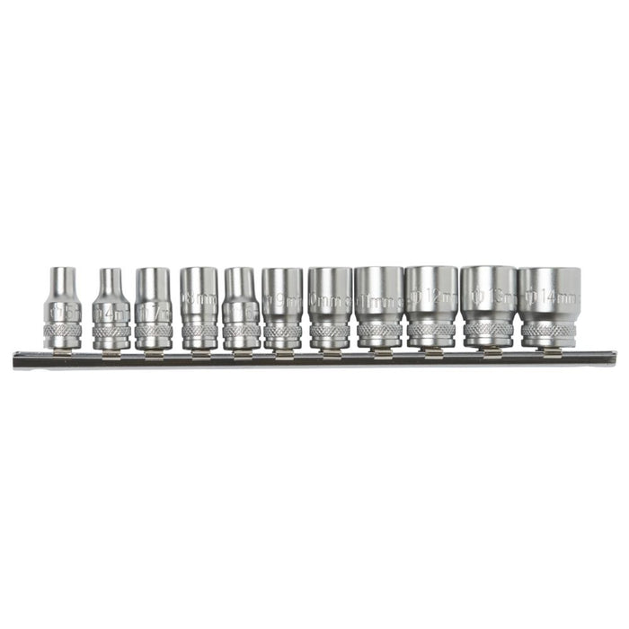 Magnusson - Raíl de vasos estándar de 1/4", 11 piezas
