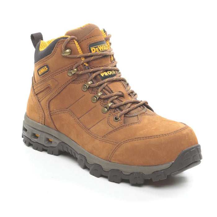 DeWalt ProLite Comfort Safety Boots Brown Size 8 — Screwfix EU