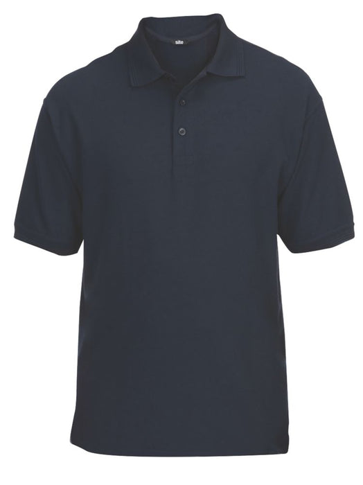 Site Tanneron Polo Shirt Navy Large 45 12" Chest