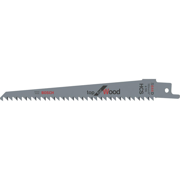 Bosch  S644D Construction Wood Reciprocating Saw Blades 150mm 5 Pack