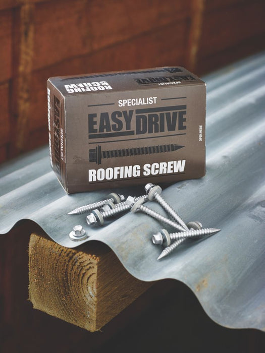 Easydrive  Flange Timber Roofing Double Slash Point Screws 6.3 x 60mm 100 Pack