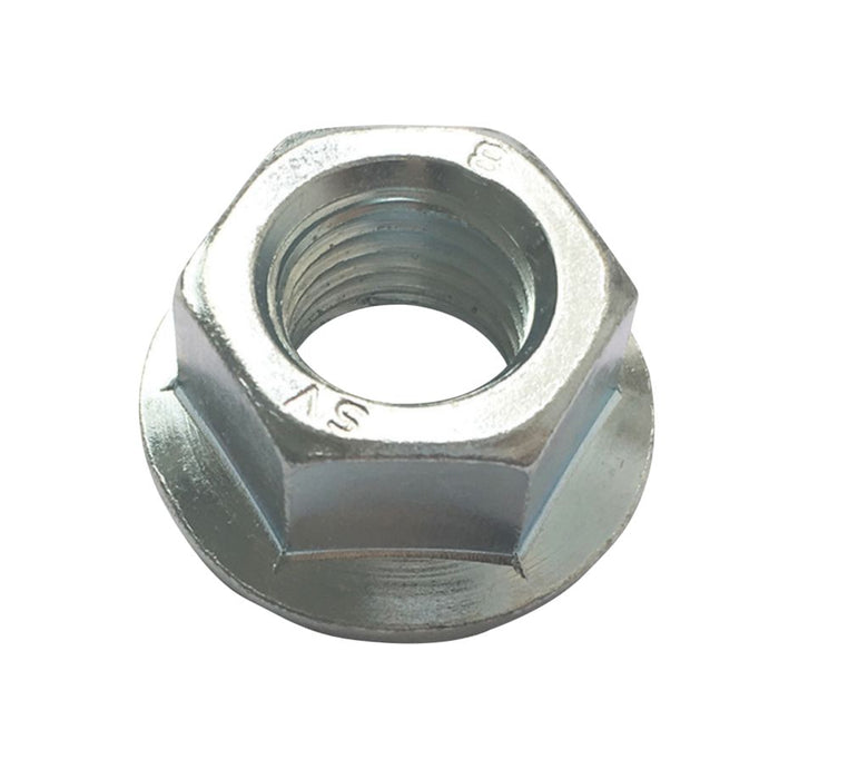 Easyfix BZP Carbon Steel Flange Head Nuts M6 100 Pack