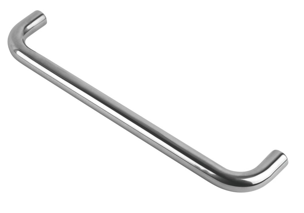 Eurospec Fire Rated D Pull Handle Polished Stainless Steel 19mm x 319mm