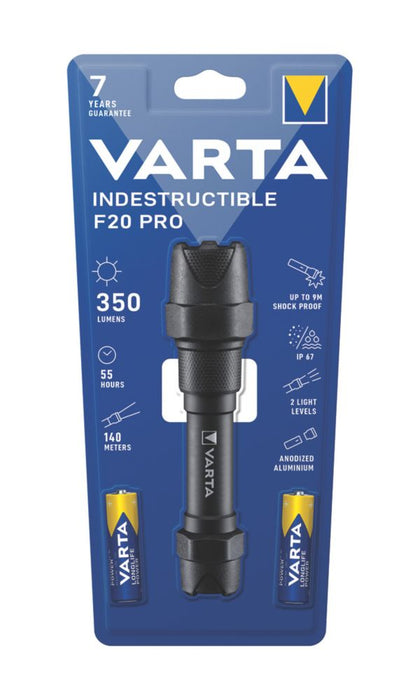 Lampe torche LED Varta Pro noire 350lm