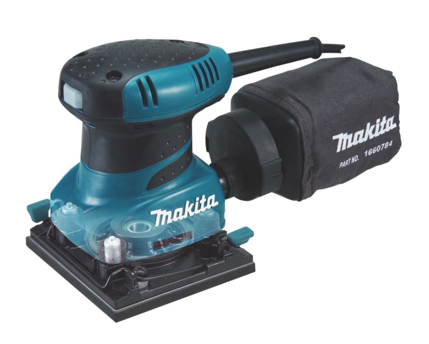 Makita - Lijadora eléctrica de mano BO4555 de 240 V