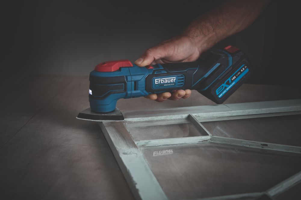 Erbauer EMT18-Li-QC 18V Li-Ion EXT Brushless Cordless Multi-Tool - Bare